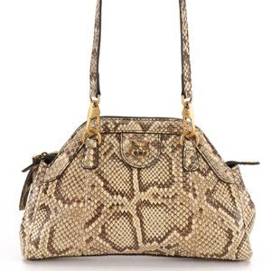 Gucci Rebelle Python Skin Crossbody Bag